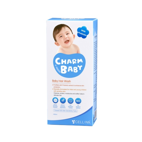 CELLINA - CHARM BABY - Nettoyant cheveux bébé - 400ml CELLINA - CHARM BABY - Nettoyant cheveux bébé - 400ml