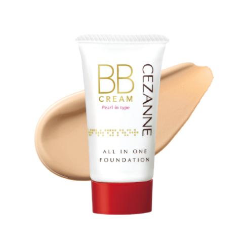 CEZANNE - BB Crème Perle SPF23 PA++ - 32g - P2 Natural Ocher (with CEZANNE - BB Crème Perle SPF23 PA++ - 32g - P2 Natural Ocher (with