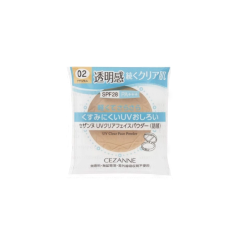 CEZANNE - Poudre transparente UV pour le visage (recharge) - 10g - 02 CEZANNE - Poudre transparente UV pour le visage (recharge) - 10g - 02