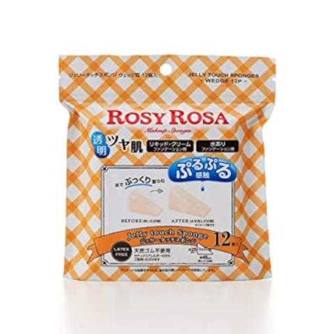 Chantilly - Rosy Rosa Éponge de maquillage triangulaire - 12pièces Chantilly - Rosy Rosa Éponge de maquillage triangulaire - 12pièces