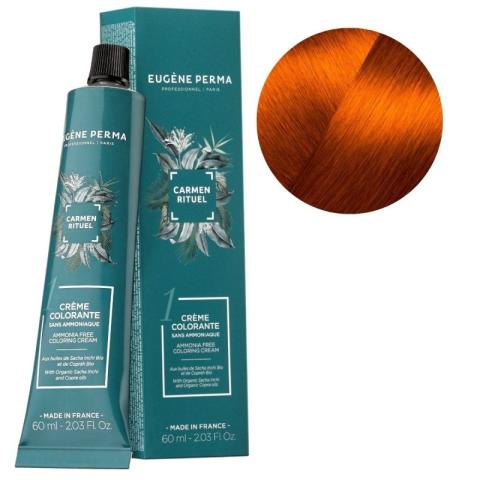 Coloration sans ammoniaque Carmen Rituel n°7.40 blond cuivré intense Eugène Perma 60ML Coloration sans ammoniaque Carmen Rituel n°7.40 blond cuivré intense Eugène Perma 60ML