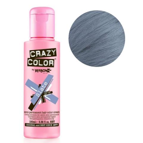 Coloration semi-permanente n°74 Slate CRAZY COLOR 100ML Coloration semi-permanente n°74 Slate CRAZY COLOR 100ML
