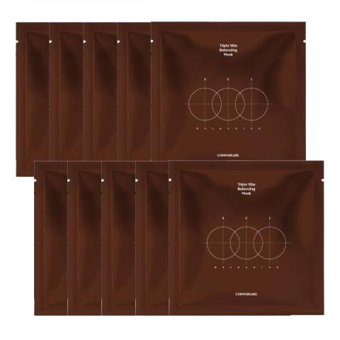 COMMONLABS - Masque équilibrant Triple Vita - 10pièces