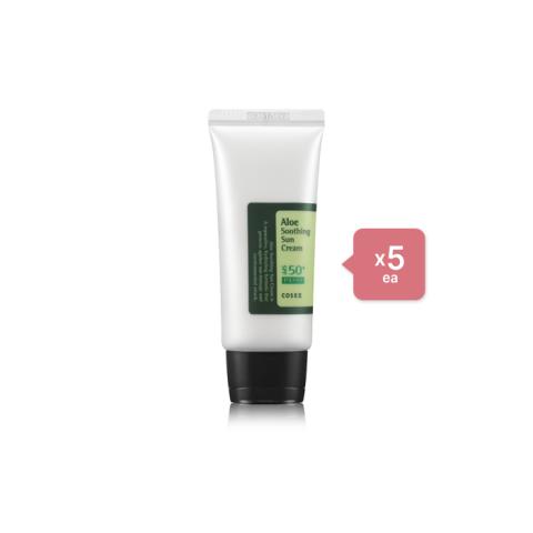 COSRX - Aloe Soothing Sun Cream SPF50+ PA+++ - 50ml (5ea) Set COSRX - Aloe Soothing Sun Cream SPF50+ PA+++ - 50ml (5ea) Set