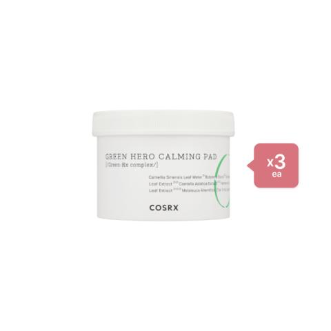 COSRX Green Hero Calming Pad (3ea) Set - One Step COSRX Green Hero Calming Pad (3ea) Set - One Step