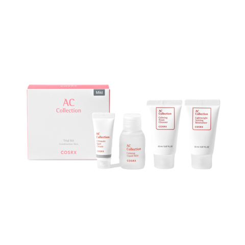 COSRX - Kit d'essai AC Collection pour peaux mixtes - Doux -... COSRX - Kit d'essai AC Collection pour peaux mixtes - Doux -...