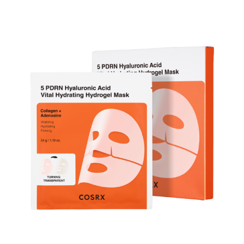 COSRX - Masque hydrogel hydratant vital à l'acide hyaluronique 5 PDRN - 34g*3ea