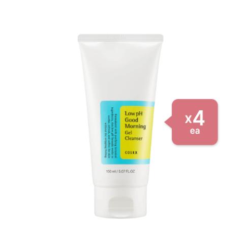 COSRX - Set Faible pH Bon Matin, gel Nettoyant (4ea) COSRX - Set Faible pH Bon Matin, gel Nettoyant (4ea)