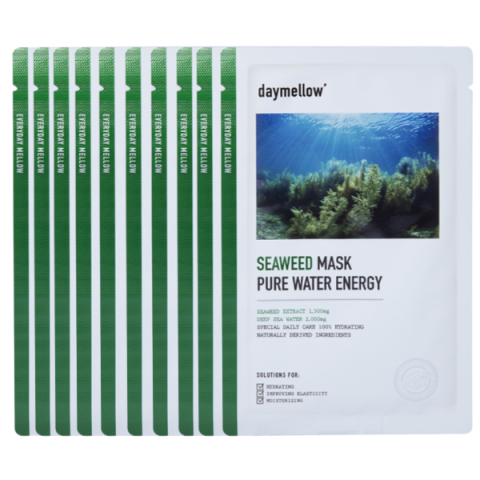 daymellow' - Masque énergétique à l'eau d'algues - 10pièces daymellow' - Masque énergétique à l'eau d'algues - 10pièces