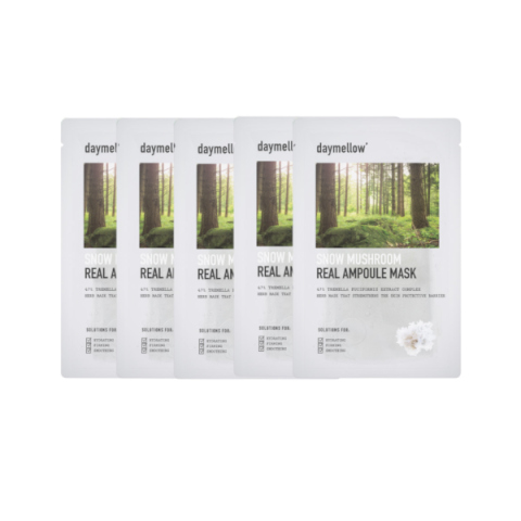 daymellow' - Snow Mushroom Real Masque ampoule - 27ml*5ea