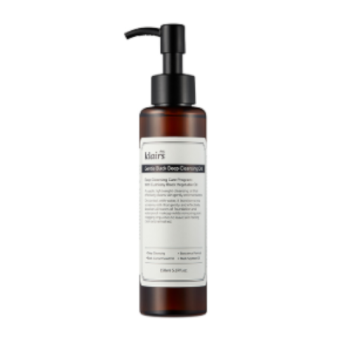 Dear, Klairs - Huile Démaquillante Noire Douce -150ml