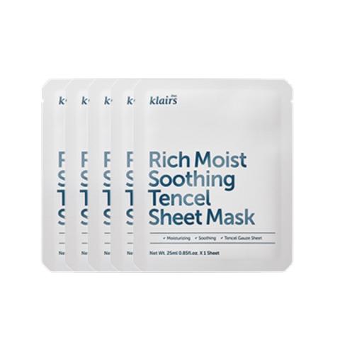 Dear, Klairs - Masque de feuille de Tencel apaisant riche et... Dear, Klairs - Masque de feuille de Tencel apaisant riche et...
