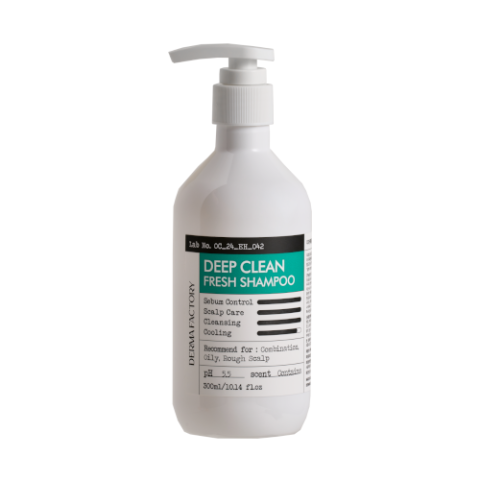 DERMA FACTORY - Shampooing frais et nettoyant en profondeur - 300ml