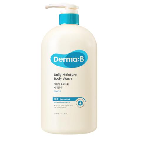 Derma:B - Gel douche hydratant quotidien - 1000ml - Cotton Musk Derma:B - Gel douche hydratant quotidien - 1000ml - Cotton Musk