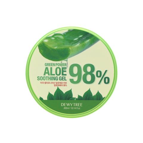 DEWYTREE - Gel apaisant à l'aloès 98% Green Power - 300ml