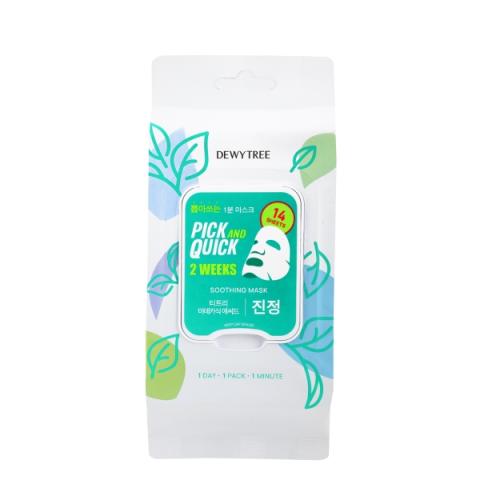 DEWYTREE - Masque Apaisant Pick And Quick - 14pièces DEWYTREE - Masque Apaisant Pick And Quick - 14pièces