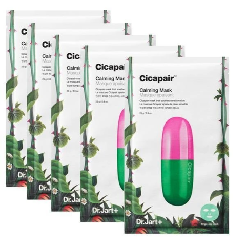 Dr. Jart+ - Cicapair Tiger Grass Masque apaisant - 5pièces Dr. Jart+ - Cicapair Tiger Grass Masque apaisant - 5pièces