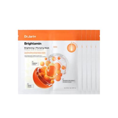 Dr. Jart+ - Masque éclaircissant et repulpant Brightamin - 5pièces Dr. Jart+ - Masque éclaircissant et repulpant Brightamin - 5pièces