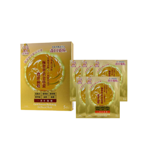 Dr.Morita - Gold Essence Masque Visage Gel Hydratant - 5pièces Dr.Morita - Gold Essence Masque Visage Gel Hydratant - 5pièces