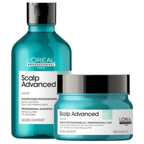 Duo dermo-purifiant Scalp Advanced L'Oréal Professionnel 300ML Duo dermo-purifiant Scalp Advanced L'Oréal Professionnel 300ML
