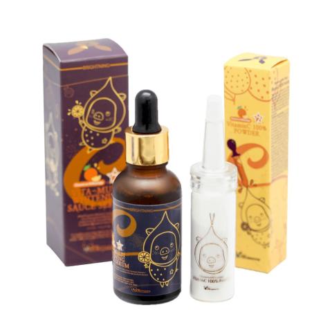 Elizavecca - Vitamine C 100% poudre + sérum de blanchiment Vita-Multi Elizavecca - Vitamine C 100% poudre + sérum de blanchiment Vita-Multi