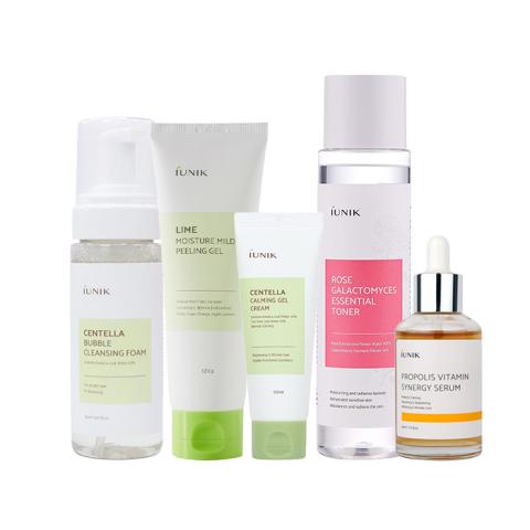 Ensemble de soins de la peau essentiels