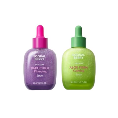 EQQUALBERRY - Bakuchiol Plumping Serum - 30ml (1ea) + Aloe PDRN Calming Serum - 30ml (1ea) Set EQQUALBERRY - Bakuchiol Plumping Serum - 30ml (1ea) + Aloe PDRN Calming Serum - 30ml (1ea) Set