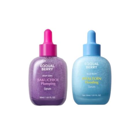 EQQUALBERRY - Bakuchiol Plumping Serum - 30ml (1ea) + Hyaltoin Flooding Serum - 30ml (1ea) Set EQQUALBERRY - Bakuchiol Plumping Serum - 30ml (1ea) + Hyaltoin Flooding Serum - 30ml (1ea) Set