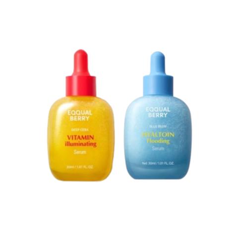 EQQUALBERRY - Vitamin Illuminating Serum - 30ml (1ea) + Hyaltoin Flooding Serum - 30ml (1ea) Set EQQUALBERRY - Vitamin Illuminating Serum - 30ml (1ea) + Hyaltoin Flooding Serum - 30ml (1ea) Set