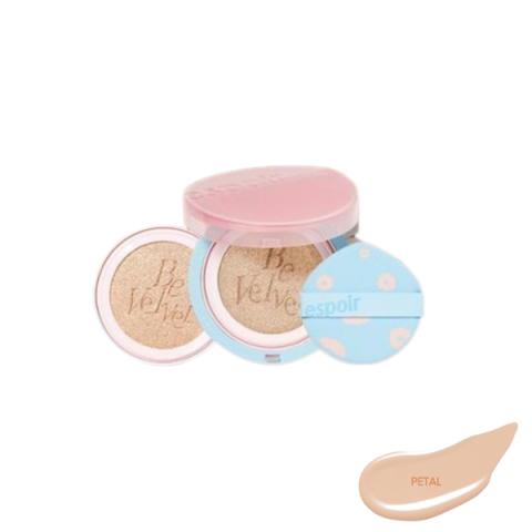 eSpoir - Coussin housse en velours Pro Tailor Be avec recharge SPF34 PA++ (version fleur de cerisier) - 13g*2ea - 22 Petal eSpoir - Coussin housse en velours Pro Tailor Be avec recharge SPF34 PA++ (version fleur de cerisier) - 13g*2ea - 22 Petal