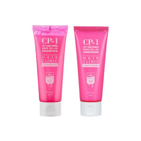 Esthetic House - CP-1 3Seconds Hair Fill-Up Shampoo - 100ml (1ea) + Conditioner - 100ml (1ea) Set Esthetic House - CP-1 3Seconds Hair Fill-Up Shampoo - 100ml (1ea) + Conditioner - 100ml (1ea) Set