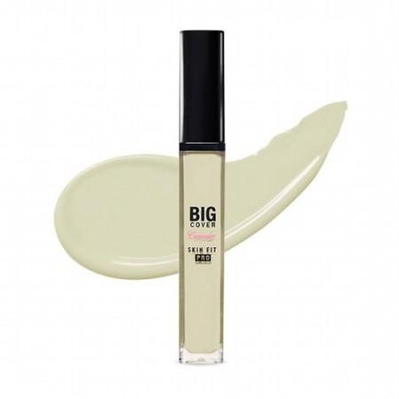 Etude House - Big Cover Skin Fit Concealer Pro - Neutral Mint - 7g