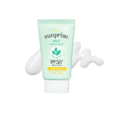 Etude House - Crème Solaire Sunprise Mild Watery Light SPF 50+... Etude House - Crème Solaire Sunprise Mild Watery Light SPF 50+...
