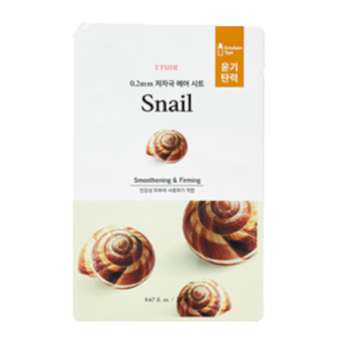Etude House - Masque à air de thérapie 0.2 (nouveau) - 1pièce - Snail Etude House - Masque à air de thérapie 0.2 (nouveau) - 1pièce - Snail