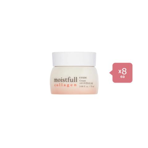 Etude House Moistfull Collagen Cream - 75ml (New Version) (8ea) Set Etude House Moistfull Collagen Cream - 75ml (New Version) (8ea) Set
