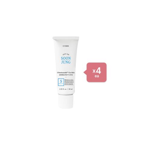 Etude House - Soon Jung 5-Panthensoside Cica Balm - 40ml (4ea) Set Etude House - Soon Jung 5-Panthensoside Cica Balm - 40ml (4ea) Set
