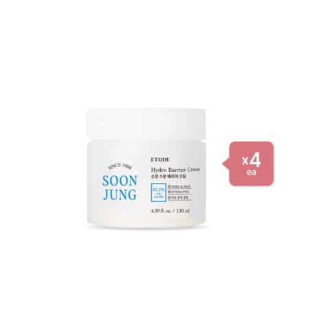Etude House - Soon Jung Hydro Barrier Cream - 130ml (4ea) Set Etude House - Soon Jung Hydro Barrier Cream - 130ml (4ea) Set