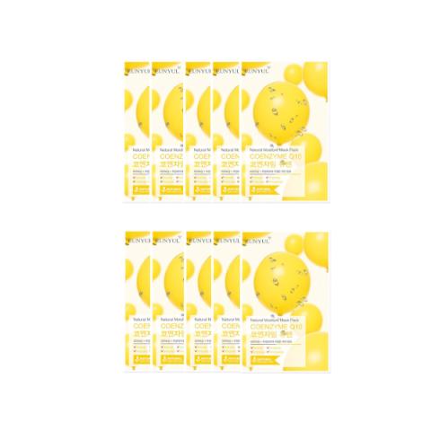 EUNYUL - Pack masque hydratant naturel - Coenzyme Q10 - 10pièces