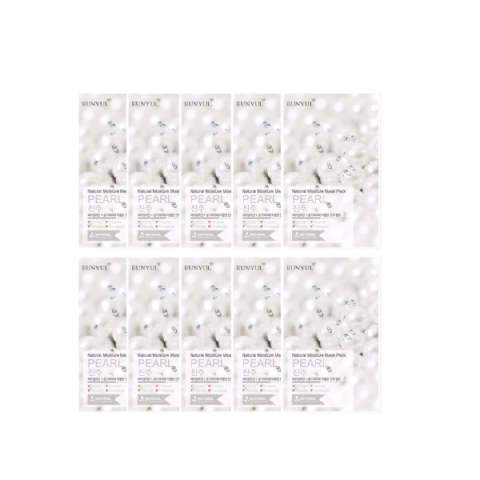 EUNYUL - Pack masque hydratant naturel - Perle - 10pièces EUNYUL - Pack masque hydratant naturel - Perle - 10pièces