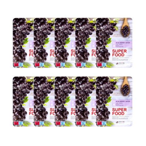 EYENLIP - Masque Super Alimentaire - 10pièces - Acai Berry EYENLIP - Masque Super Alimentaire - 10pièces - Acai Berry