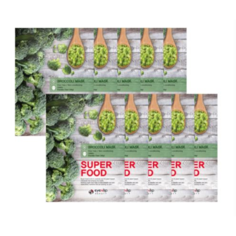EYENLIP - Masque Super Alimentaire - 10pièces - Broccoli EYENLIP - Masque Super Alimentaire - 10pièces - Broccoli