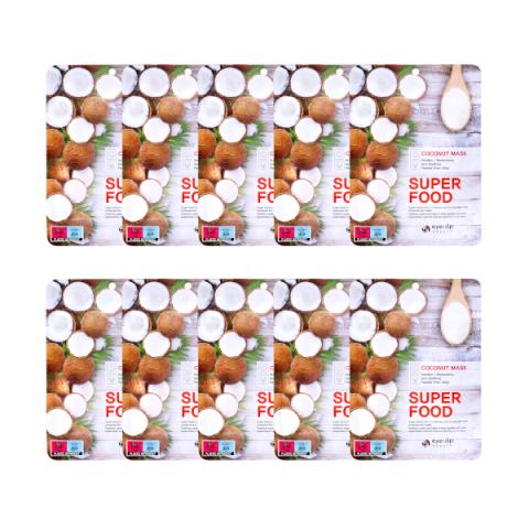 EYENLIP - Masque Super Alimentaire - 10pièces - Coconut EYENLIP - Masque Super Alimentaire - 10pièces - Coconut