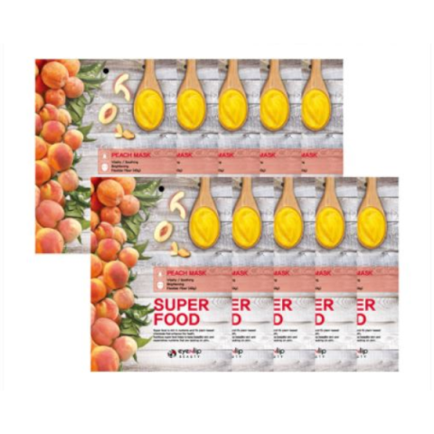 EYENLIP - Masque Super Alimentaire - 10pièces - Peach EYENLIP - Masque Super Alimentaire - 10pièces - Peach