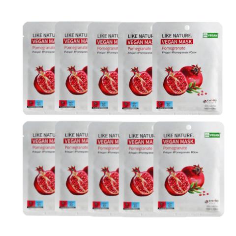 EYENLIP - Pack de masques végétaliens Like Nature - 25ml x 10ea -...