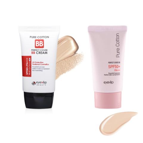 EYENLIP - Pure Cotton Perfect Cover BB Cream SPF50 + PA +++ - 30g - No. 21 Light Beige EYENLIP - Pure Cotton Perfect Cover BB Cream SPF50 + PA +++ - 30g - No. 21 Light Beige