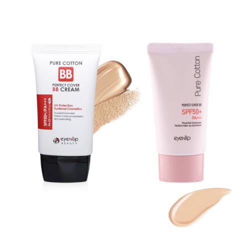 EYENLIP - Pure Cotton Perfect Cover BB Cream SPF50 + PA +++ - 30g - No. 23 Natural Beige EYENLIP - Pure Cotton Perfect Cover BB Cream SPF50 + PA +++ - 30g - No. 23 Natural Beige
