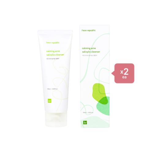face republic Calming Acne Salicylic Cleanser - 100ml (2ea) Set face republic Calming Acne Salicylic Cleanser - 100ml (2ea) Set