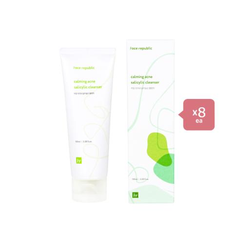 face republic Calming Acne Salicylic Cleanser - 100ml (8ea) Set face republic Calming Acne Salicylic Cleanser - 100ml (8ea) Set