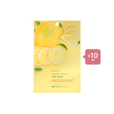 face republic Sleeping Beauty Face Mask - 23ml - Brightening Lemon face republic Sleeping Beauty Face Mask - 23ml - Brightening Lemon