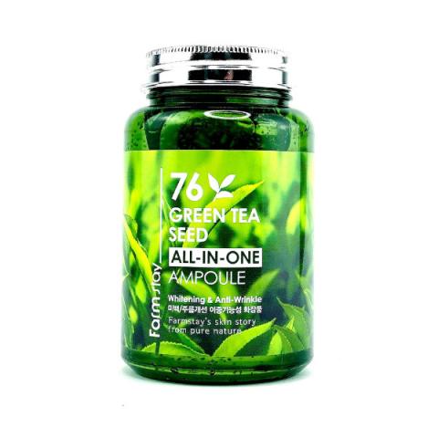 Farm Stay - 76 Ampoule All-In aux Graines de Thé Vert - 250ml Farm Stay - 76 Ampoule All-In aux Graines de Thé Vert - 250ml